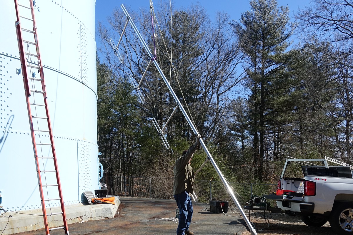 rigging the Sinclair antenna)