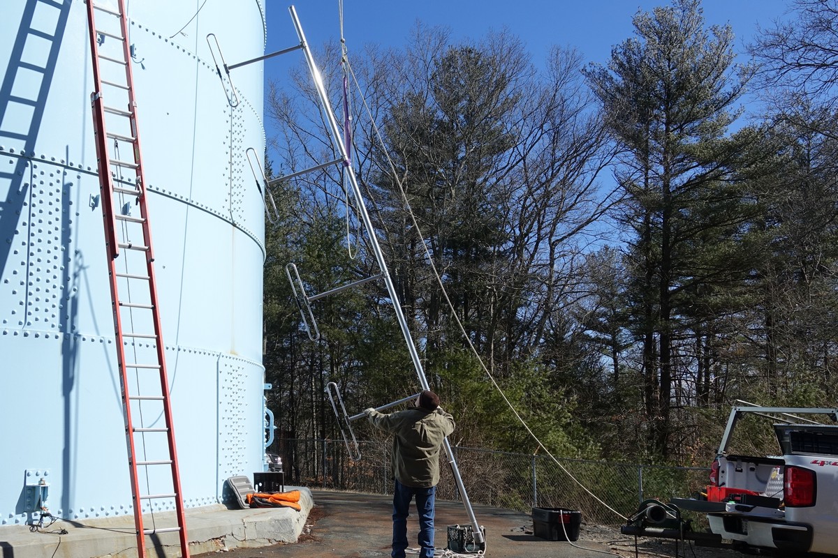 rigging the Sinclair antenna)
